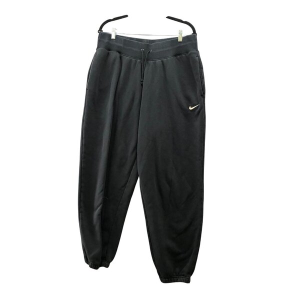 Nike Club Fleece Jogger Sweatpants Mens L Black Athletic Cozy - Picture 1 of 8